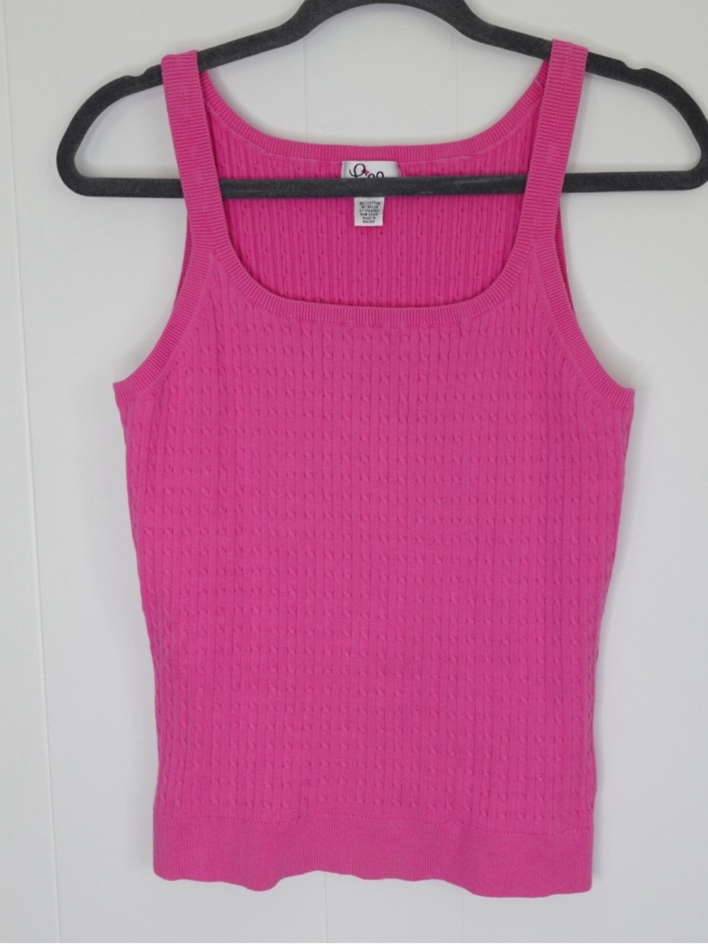 Lilly Pulitzer Hot Pink Textured Knit Tank